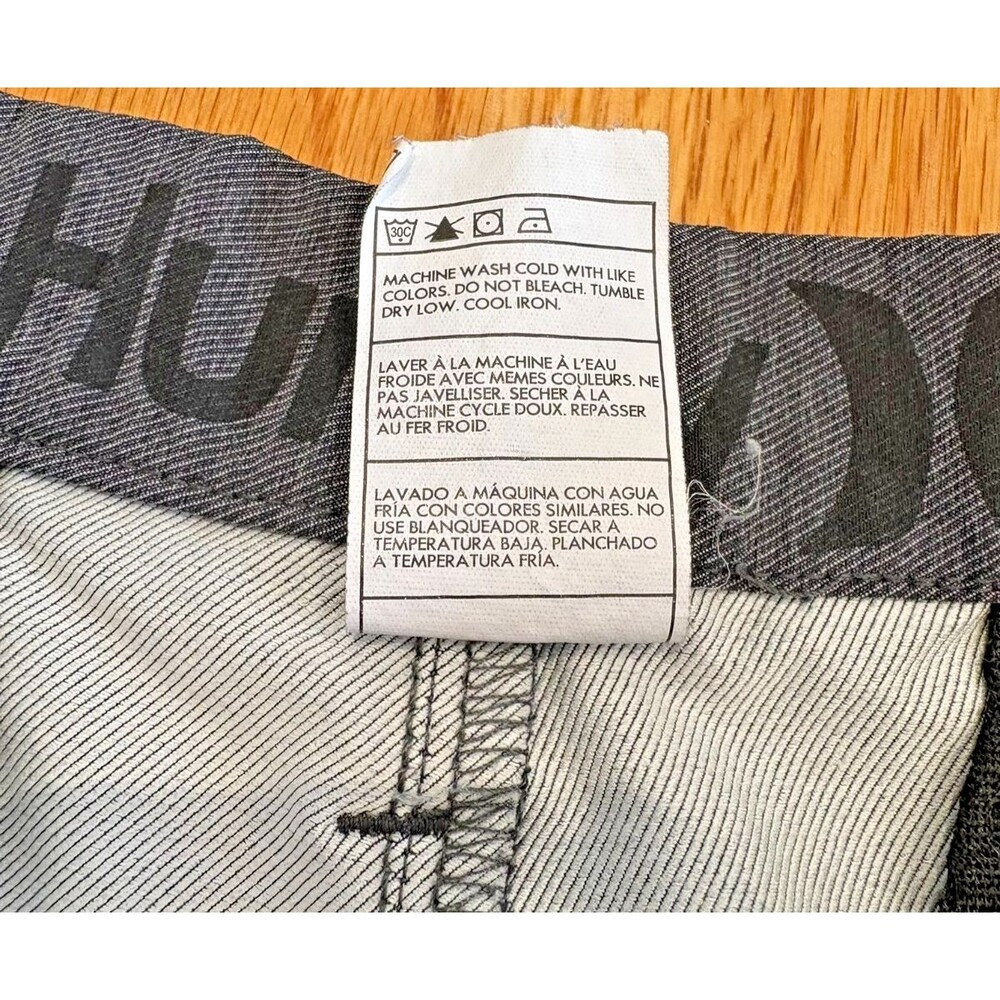 Hurley Men's Shorts Size 36 Gray Chino Flat Front Button Closure Flap Pockets - Picture 11 of 12